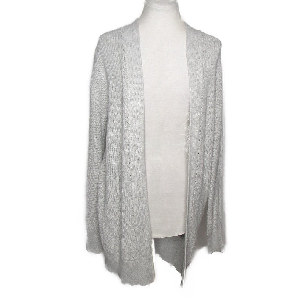 BP - Long Sleeve, Open, Grey Cardigan -- Small